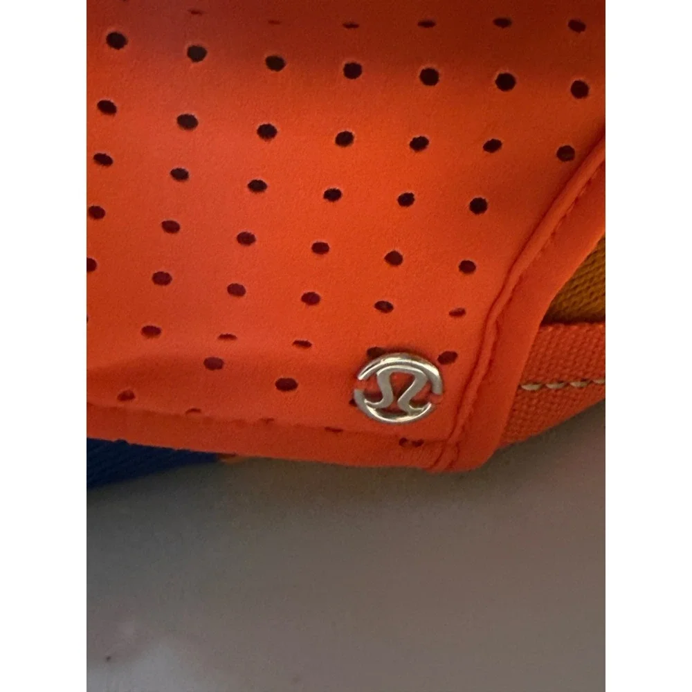 Lululemon Fast and Free Hat Unisex OS Orange Excellent Perforated Running Cap